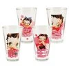 Bettyboopsuperstore Betty Boop 4 Pc. 16 Oz. Glass