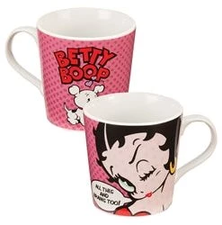 Bettyboopsuperstore Kitchen Betty Boop All This And Brains Too 12 Oz. Ceramic Mug Betty And Pudgy