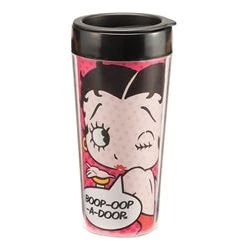 Bettyboopsuperstore Kitchen Betty Boop Boop-Oop-A-Doop 16 Oz. Plastic Travel Mug