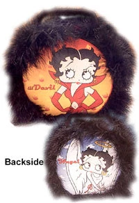 Bettyboopsuperstore Betty Boop Angel/Devil Betty Circular Tin Tote Retired On The Go