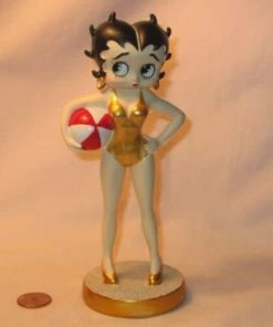 Bettyboopsuperstore Classic Collectibles Betty Boop Gold Swimsuit (Retired)