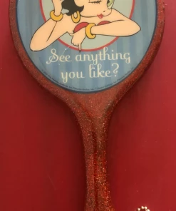 Bettyboopsuperstore Betty Boop Classic Decoupage Hand Mirror (Retired) Bathroom