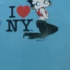 Bettyboopsuperstore Betty Boop I Love NY Flirt T-Shirt Clothing And Apparel