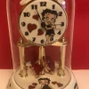 Bettyboopsuperstore Classic Collectibles Betty Boop Hearts Porcelain Anniversary Collectible Clock (Retired)