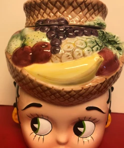 Bettyboopsuperstore Classic Collectibles Betty Boop Carman Meranda Fruit Hat Cookie Jar