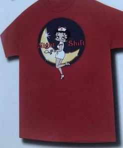 Bettyboopsuperstore Betty Boop Nurse Betty Night Shift T-Shirt Clothing And Apparel