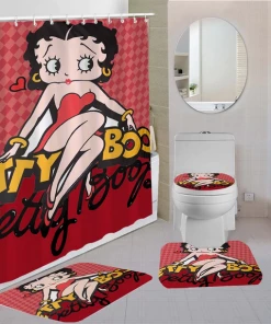 Goodies Galore The Bettyboopsuperstore Betty Boop 4 Piece Bathroom Set (NEW)