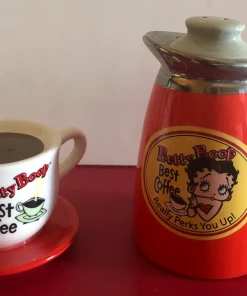 Bettyboopsuperstore Betty Boop Coffee Salt And Pepper Shakers (Retired)