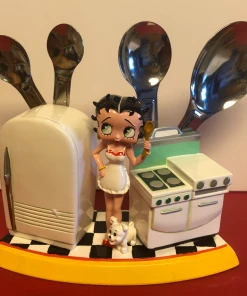 Bettyboopsuperstore Betty Boop Kiss The Cook Spoon Holder (Retired) Rare Classic Collectibles