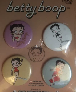 Bettyboopsuperstore Classic Collectibles Betty Boop Poses Buttons