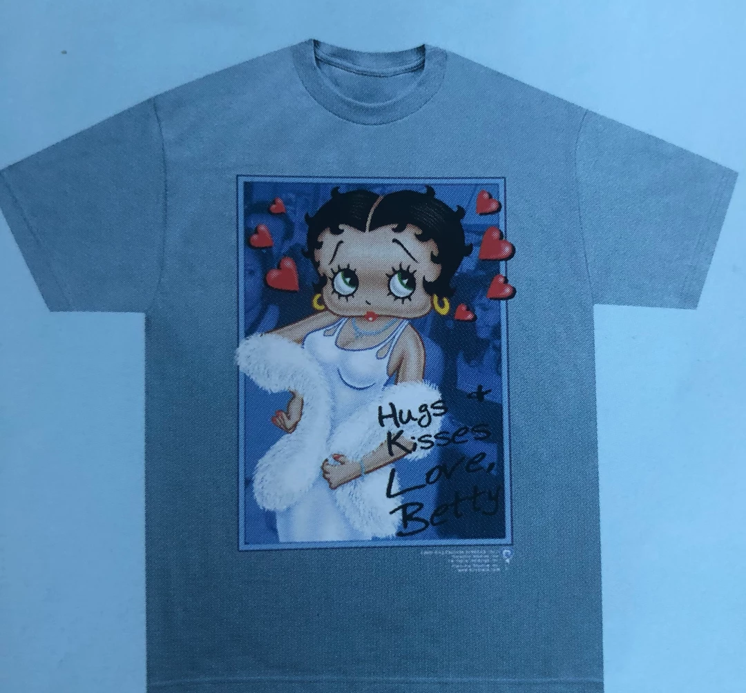 Bettyboopsuperstore Clothing And Apparel Betty Boop Hugs And Kisses T-Shirt 1 Bettyboopsuperstore Clothing And Apparel Betty Boop Hugs And Kisses T-Shirt