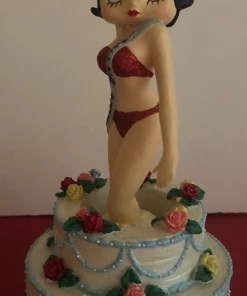 Bettyboopsuperstore Betty Boop Pop Out Of Cake Bobble Figurine Retired