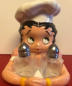 Bettyboopsuperstore Classic Collectibles Betty Boop Chef Salt & Pepper Shakers Retired