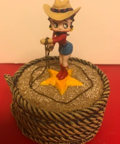 Bettyboopsuperstore Betty Boop Western Betty Trinket Box (Retired) Classic Collectibles