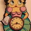 Bettyboopsuperstore Betty Boop Kitchen Swinging Clock Retired Classic Collectibles