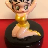 Bettyboopsuperstore Classic Collectibles Betty Boop Gold Star Figurine Trinket Box (Retired)