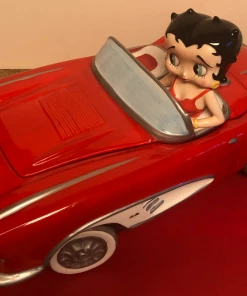 Bettyboopsuperstore Classic Collectibles Betty Boop Litte Red Corvette Cookie Jar Premiere Edition (Retired)