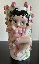 Goodies Galore The Bettyboopsuperstore Betty Boop Bed Of Roses Vase Retired