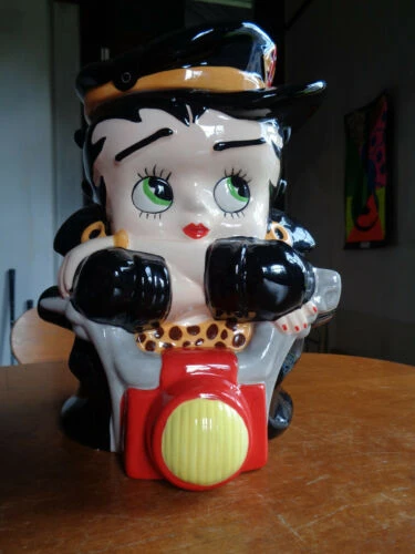 Goodies Galore The Bettyboopsuperstore Betty Boop Biker Betty With Pudgy Cookie Jar (Retired) 2 Goodies Galore The Bettyboopsuperstore Betty Boop Biker Betty With Pudgy Cookie Jar (Retired)
