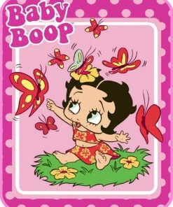 Bettyboopsuperstore Other Stuff Baby Boop Heavy Weight Baby Blanket