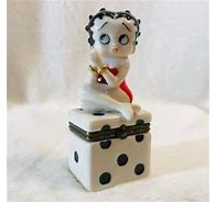 Bettyboopsuperstore Betty Boop Porcelain Dice Hinged Box Classic Collectibles