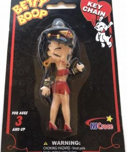 Bettyboopsuperstore Betty Biker Wink Keychain