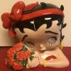 Goodies Galore The Bettyboopsuperstore Betty Boop Bed Of Roses Cookie Jar ( Retired) Classic Collectibles