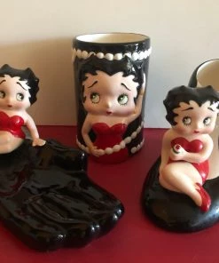 Bettyboopsuperstore Betty Boop 3 Piece Bathroom Set ( Retired)