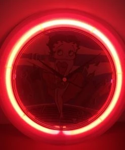 Bettyboopsuperstore Betty Boop Marylin Style In The City Neon Clock