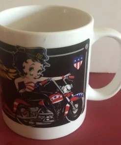 Goodies Galore The Bettyboopsuperstore Betty Boop Biker Americana Mug Retired Classic Collectibles