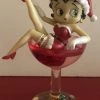 Bettyboopsuperstore Betty Boop Santa Baby In A Glass Retired Classic Collectibles