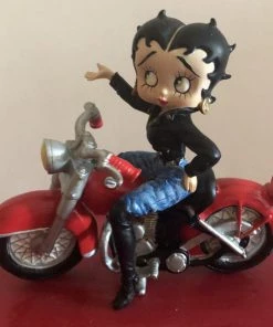 Bettyboopsuperstore Betty Boop On Motorcycle Figurine Retired Classic Collectibles
