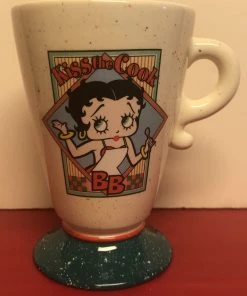 Bettyboopsuperstore Classic Collectibles Betty Boop Kiss The Cook Sculpted Mug Retired
