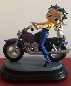 Bettyboopsuperstore Betty Boop Purple Motorcycle Tank Biker Betty Retired