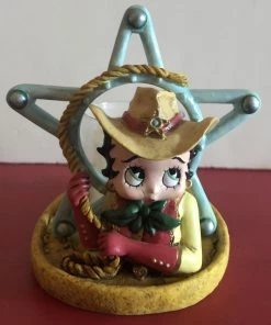 Betty Boop Super Store Betty Boop Western Star Votive Holder Retired Hard To Find