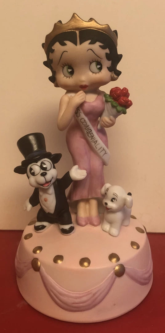 Betty Boop Super Store Betty Boop Beauty Queen Musical Figurine Retired Classic Collectibles 1 Betty Boop Super Store Betty Boop Beauty Queen Musical Figurine Retired Classic Collectibles