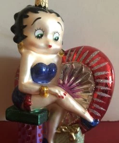Goodies Galore The Bettyboopsuperstore Betty Boop Christmas Polonaise Betty Boop On Heart Ornament Retired Hard To Find