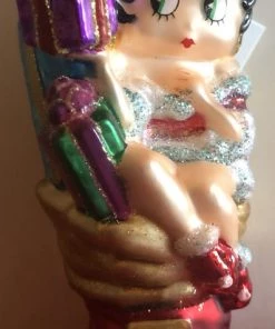 Betty Boop Super Store Betty Boop Christmas Polonaise Bootful Betty Boop Ornament Retired Hard To Find