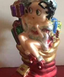 Betty Boop Super Store Betty Boop Christmas Polonaise Bootful Betty Boop Ornament Retired Hard To Find