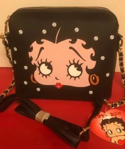 Betty Boop Super Store On The Go Betty Boop Purse 3 Styles - Face, Standing And Sitting