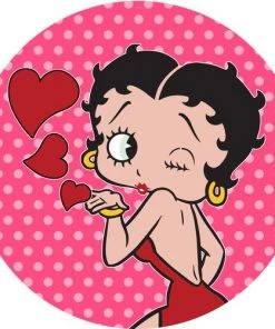 Bettyboopsuperstore Betty Boop Melamine Plates NEW 4 Piece Set Kitchen