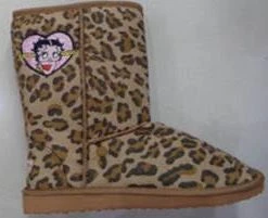 Bettyboopsuperstore Clothing And Apparel Betty Boop Leopard Boots NEW