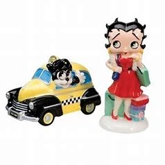 Bettyboopsuperstore Betty Boop Shopping Salt & Pepper Set (Retired) Classic Collectibles