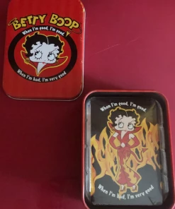 Bettyboopsuperstore Betty Boop Angel And Devil Playing Cards With Collectable Tin Classic Collectibles