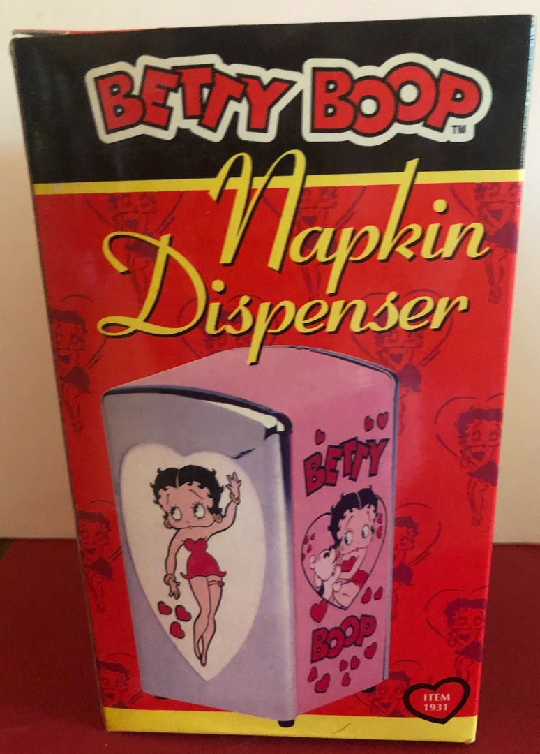 Bettyboopsuperstore Betty Boop Old Fashin Napkin Dispenser Retired Classic Collectibles 1 Bettyboopsuperstore Betty Boop Old Fashin Napkin Dispenser Retired Classic Collectibles