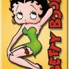 Bettyboopsuperstore Betty Boop Green Dress Pocket Mirror Bathroom