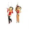 Bettyboopsuperstore Classic Collectibles Betty Boop Ornament Blow A Kiss & Showgirl Set/2
