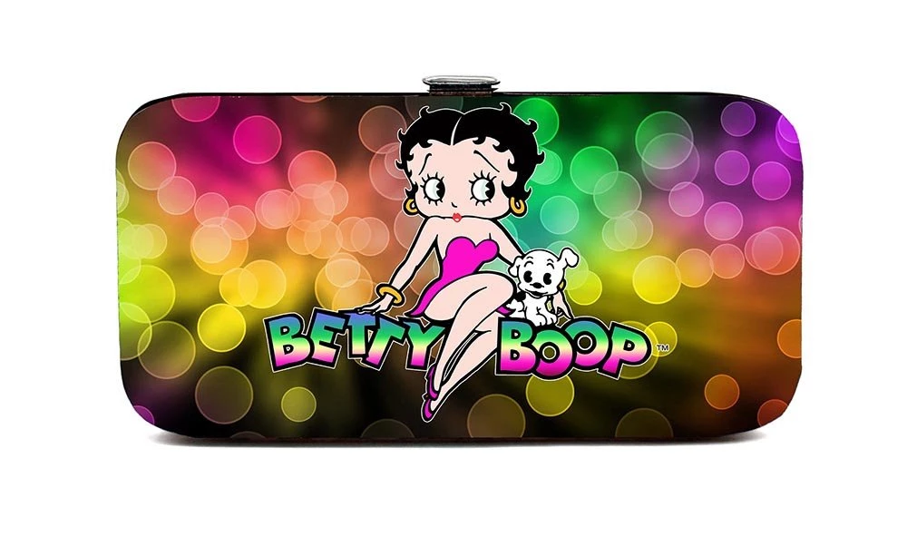 Bettyboopsuperstore Betty Boop Wallet Colorful Hinged On The Go