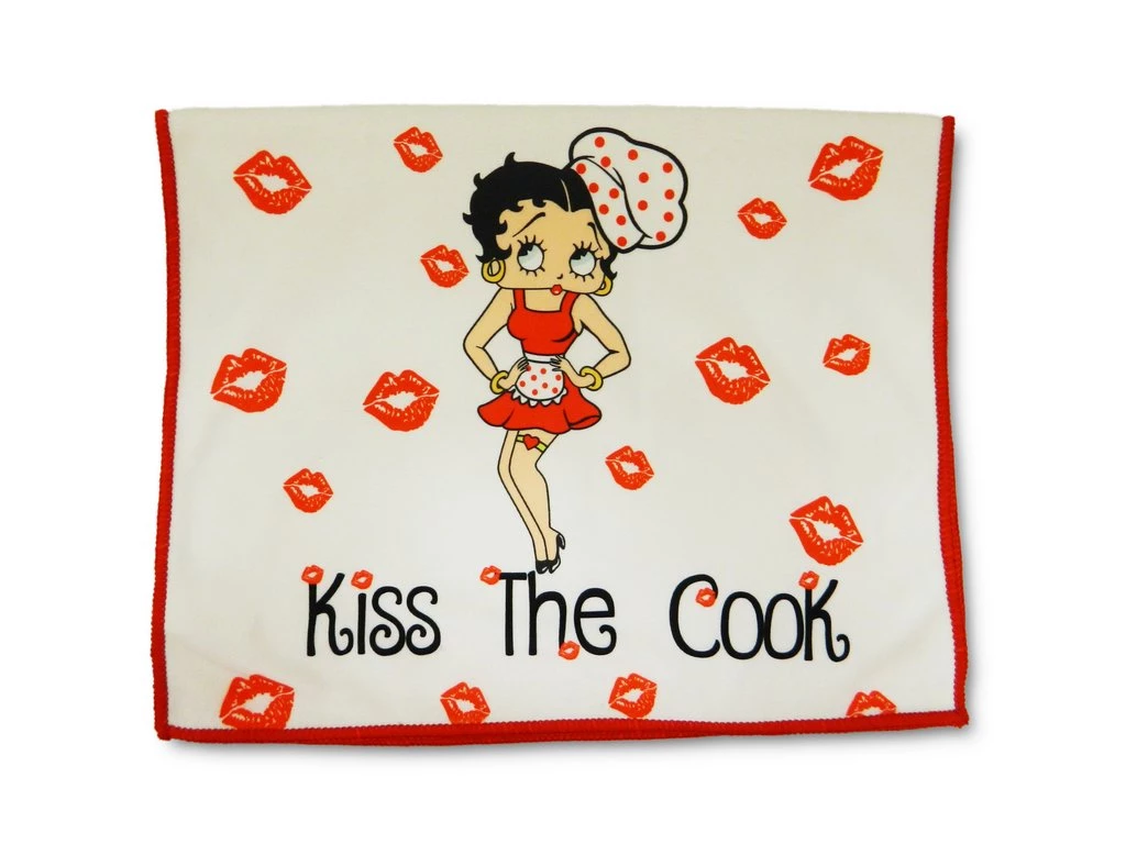 Bettyboopsuperstore Betty Boop Kitchen Towel Kiss The Cook 1 Bettyboopsuperstore Betty Boop Kitchen Towel Kiss The Cook