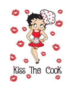Bettyboopsuperstore Betty Boop Magnet Kiss The Cook Kitchen